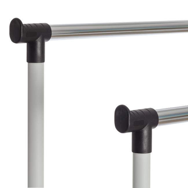 Вешалка JET металл, пластик, 86*44*166 см, черный/светло-серый/хром черный/светло-серый/хром металл, пластик