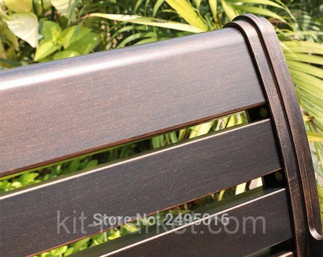 Садовая скамья Sorrento из алюминия