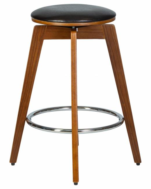 Табурет полубарный DOBRIN TOM'66, цвет черный глянец PU ABD 002