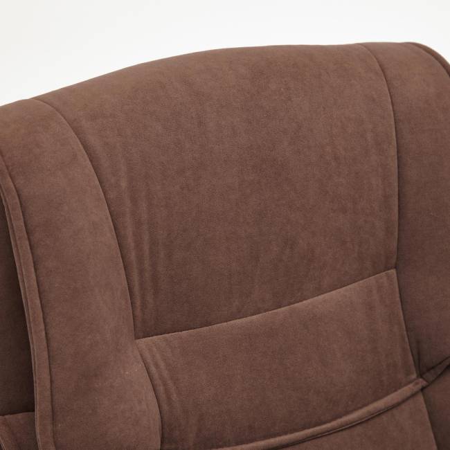 Кресло OREON флок, коричневый, 6 коричневый