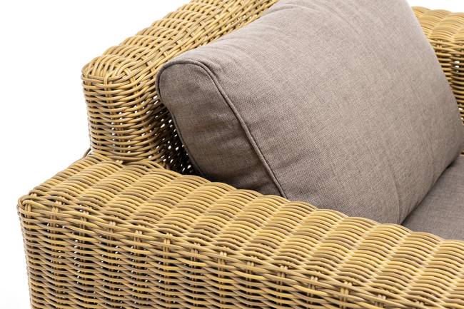 "Боно" лаунж-зона из искусственного ротанга, цвет соломенный "Боно" лаунж-зона из искусственного ротанга, цвет соломенный