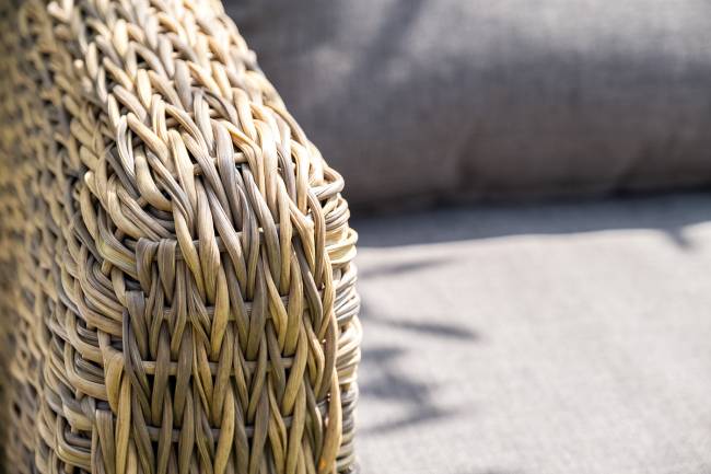 "Кальяри" диван из искусственного ротанга (гиацинт) трехместный, цвет соломенный "Кальяри" диван из искусственного ротанга (гиацинт) трехместный, цвет соломенный