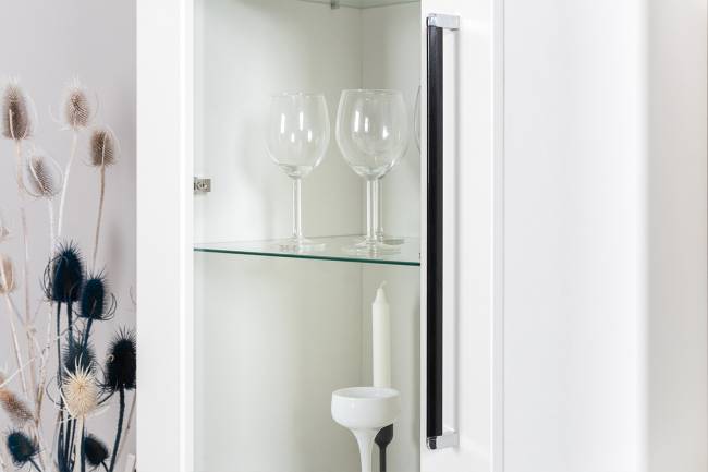 Стенка для аппаратуры Валенсия № 100 цвет белый шагрень Стенка для аппаратуры Валенсия № 100 цвет белый шагрень