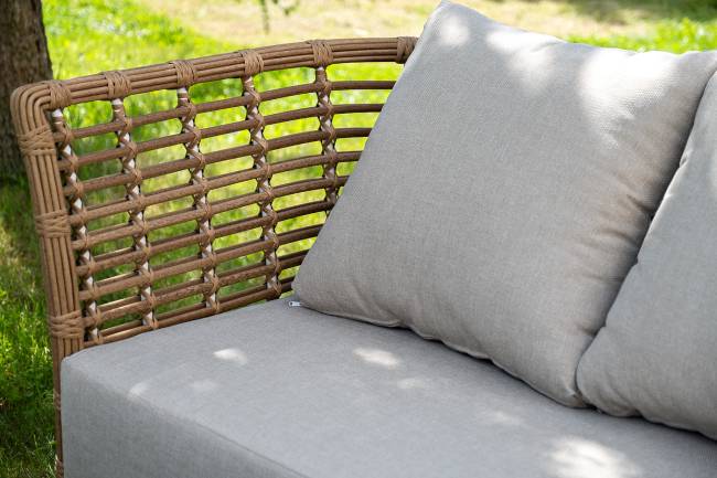 "Валенсия" лаунж-зона из искусственного ротанга, цвет соломенный "Валенсия" лаунж-зона из искусственного ротанга, цвет соломенный