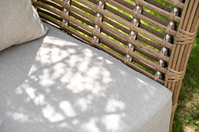 "Валенсия" лаунж-зона из искусственного ротанга, цвет соломенный "Валенсия" лаунж-зона из искусственного ротанга, цвет соломенный