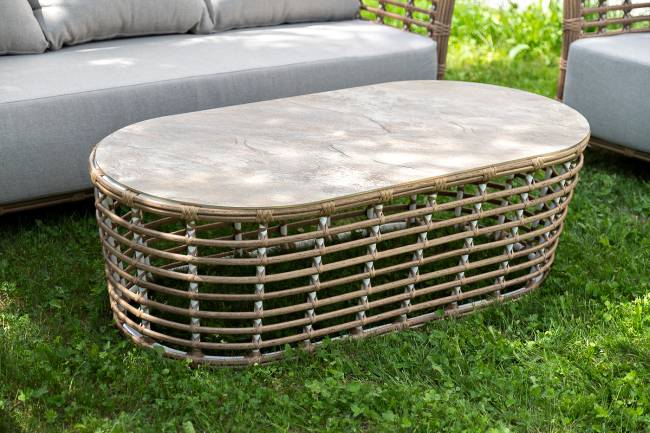 "Валенсия" лаунж-зона из искусственного ротанга, цвет соломенный "Валенсия" лаунж-зона из искусственного ротанга, цвет соломенный