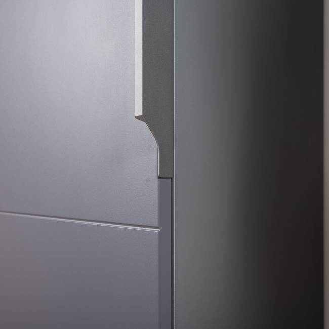 Набор из трёх шкаф-пеналов Октава цвет серый графит/дуб крафт золотой Набор из трёх шкаф-пеналов Октава цвет серый графит/дуб крафт золотой