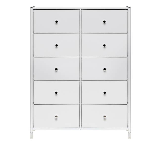 Комод Leset Хайди 10 ящиков Белый Белый Комод Leset Хайди 10 ящиков Белый Белый