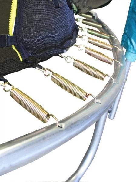 Батут 8FT 2,44м с защитной сеткой (внутрь) б/л, зелёный 