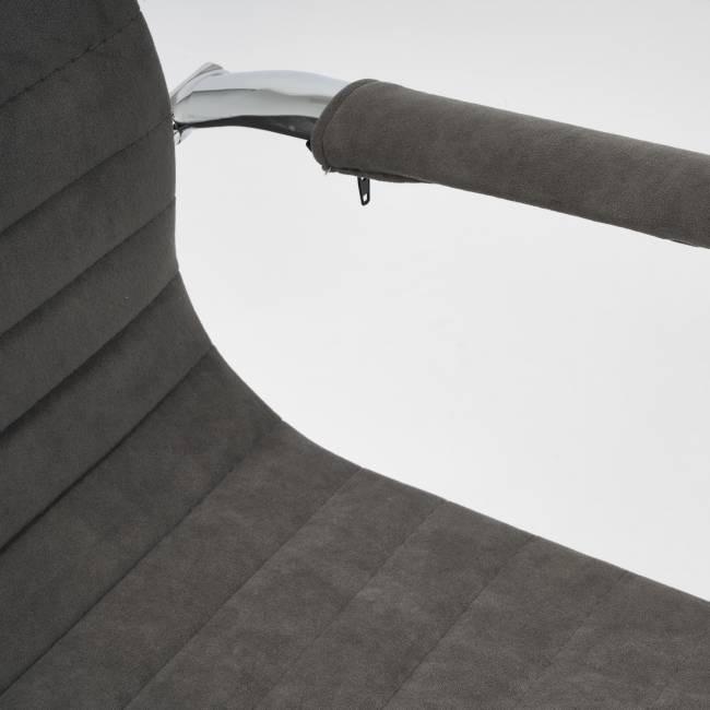 Кресло Urban-Low/Урбан-Лоу флок , серый, 29 серый флок