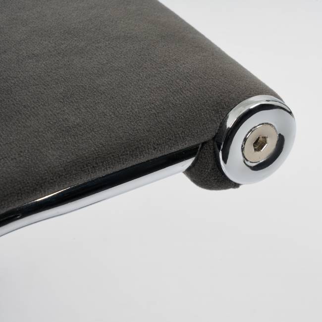 Кресло Urban-Low/Урбан-Лоу флок , серый, 29 серый флок