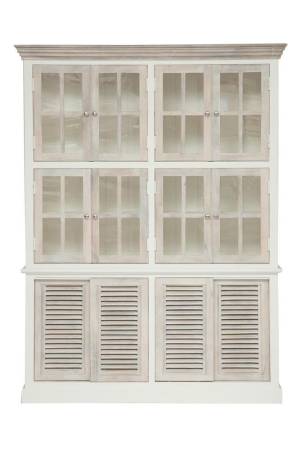 Библиотека Secret de Maison Ривьера/Riviera (мод. 2318) массив манго, 160х40х210см, античный белый/белый Antique white/white wash дерево манго Библиотека Secret de Maison Ривьера/Riviera (мод. 2318) массив манго, 160х40х210см, античный белый/белый Antique white/white wash дерево манго