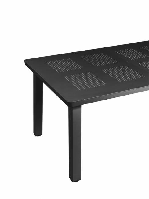 Стол пластиковый раздвижной Levante антрацит 1600-2200х740х1000 мм Стол пластиковый раздвижной Levante антрацит 1600-2200х740х1000 мм
