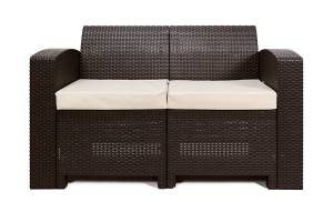 Rattan premium, диван двухместный, венге Rattan premium, диван двухместный, венге