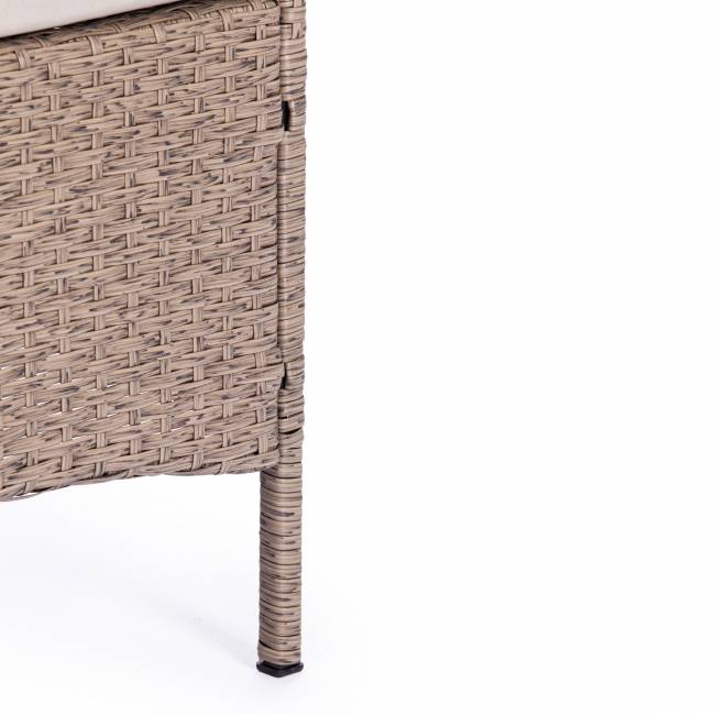 Лаундж сет [диван+2кресла+столик+подушки] (мод.210013 А) пластиковый ротанг, 107х60х83см/60х60х83см/79,5х45,5х34см, серый, ткань DB-11 светло-серый серый, ткань: DB-11 светло-серый пластиковый ротанг