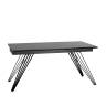 Стол обеденный Пандора раскладной 160-240*90 керамика темная