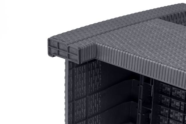 Arizona b:rattan, Диван трехместный, антрацит (3-х местная подушка)