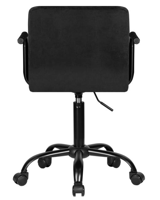 Офисное кресло для персонала DOBRIN TERRY BLACK, черный велюр (MJ9-101)