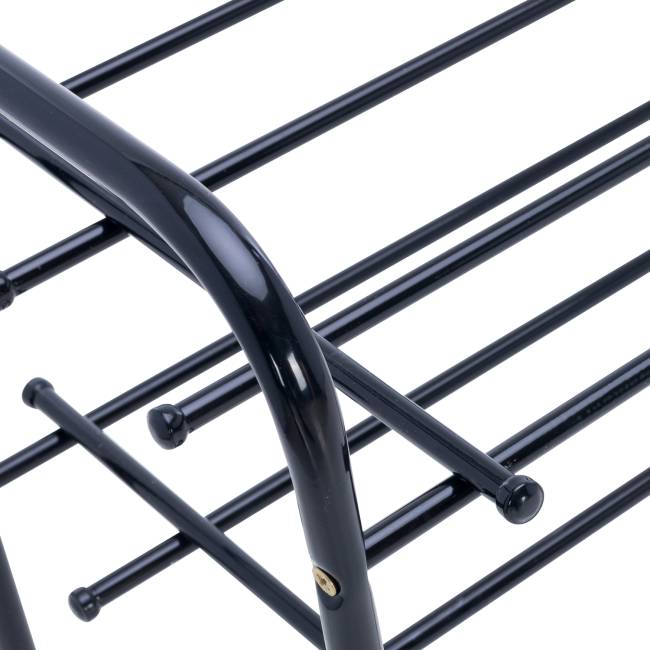 Обувница Leset Комо 5 с колесами Чёрный