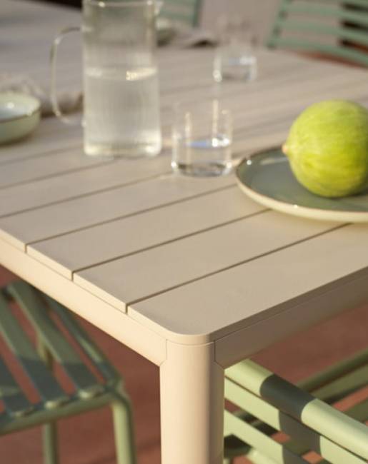 Стол пластиковый раздвижной Tevere 210 бежевый 2110-2750х1000х765 мм