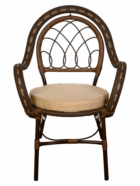 Стул Java (Ява) из искусственного ротанга, орех Стул Java (Ява) из искусственного ротанга, орех