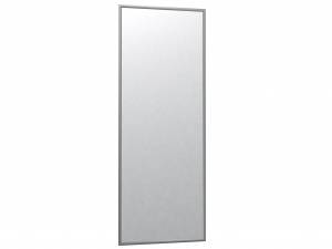 Зеркало настенное в раме Сельетта-6, матовое серебро 110 см х 40 см