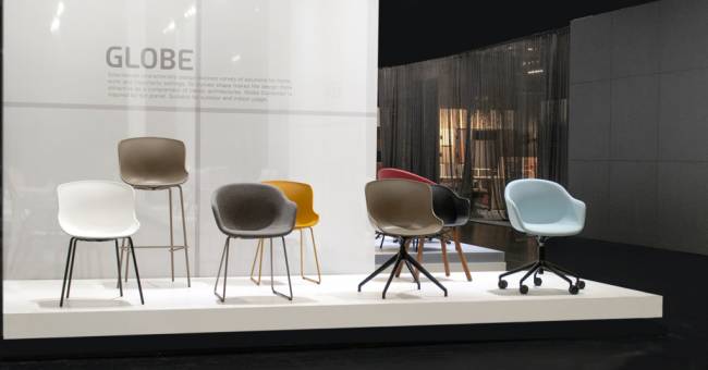 Кресло барное пластиковое Globe-K Bar черный 610х580х1120 мм Кресло барное пластиковое Globe-K Bar черный 610х580х1120 мм