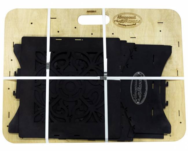 Мангал разборный, вертикальный, сталь AISI304, 3мм