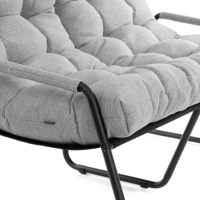 Диван Ergo/Эрго рогожка, серо-бежевый, 3M 16/2 светло-серый рогожка