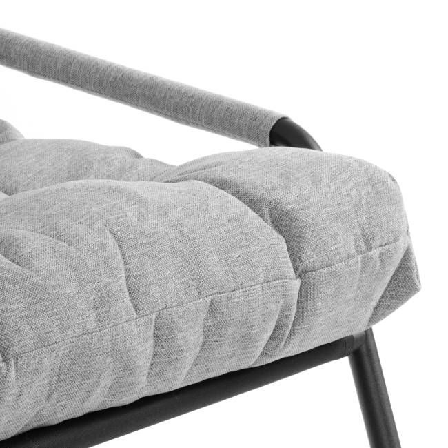 Диван Ergo/Эрго рогожка, серо-бежевый, 3M 16/2 светло-серый рогожка