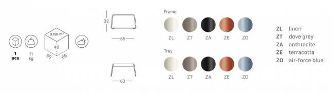 Столик кофейный Scab Design, Lisa Столик кофейный Scab Design, Lisa