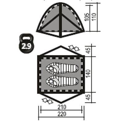 Палатка Indiana Lagos 2 Палатка Indiana Lagos 2