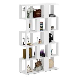 Комплект их 3-х открытых стеллажей цвет белый