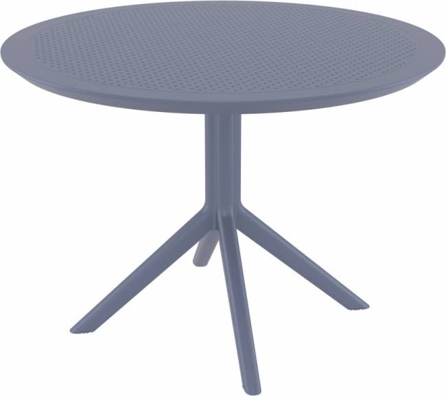 Стол пластиковый Sky Table Ø105 темно-серый Ø1050х740 мм Стол пластиковый Sky Table Ø105 темно-серый Ø1050х740 мм