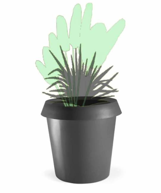 Кашпо пластиковое Big Gio Standard Ø1450х1430 мм