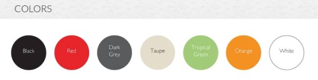 Стул пластиковый полубарный Air Bar 65 красный 440х510х950 мм