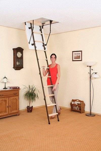 Чердачная складная лестница Stallux 280 120х70