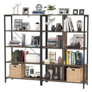 Открытый стеллаж с полками и стеллаж Трувор 13.151.02 цвет дуб гранж песочный/интра