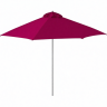 Зонт пляжный профессиональный Ø2.5 м Kiwi Clips серебристый, фуксия Ø2500 мм