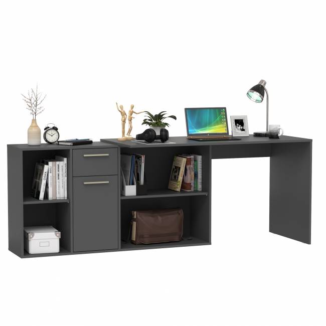 Стол-трансформер письменный Лайт 03.245.01 цвет тёмно-серый Стол-трансформер письменный Лайт 03.245.01 цвет тёмно-серый