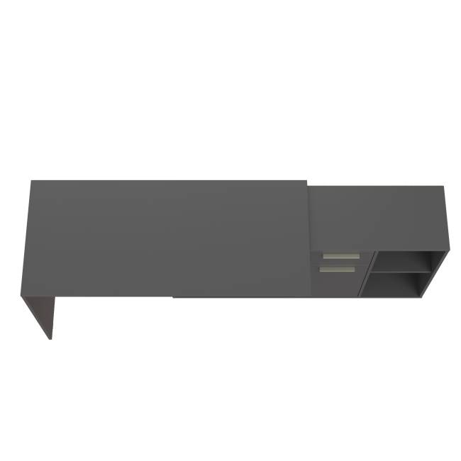 Стол-трансформер письменный Лайт 03.245.01 цвет тёмно-серый Стол-трансформер письменный Лайт 03.245.01 цвет тёмно-серый