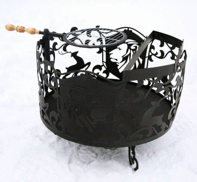 Костровая чаша "Лев", ST3, 3мм