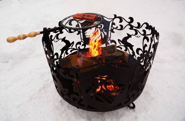 Костровая чаша "Лев", ST3, 3мм