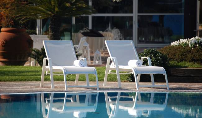 Шезлонг-лежак металлический Leisure 2080х720х400 мм