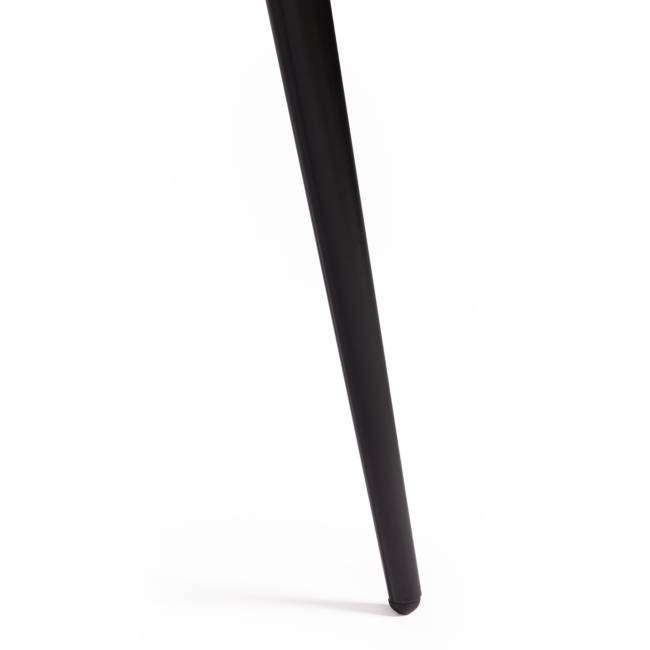 Кресло Valkyria/Валькириа (мод. 711) ткань/металл, 55х55х80см, бежевый бархат 5/черный (Комплект из 4 шт.) бежевый ткань/металл