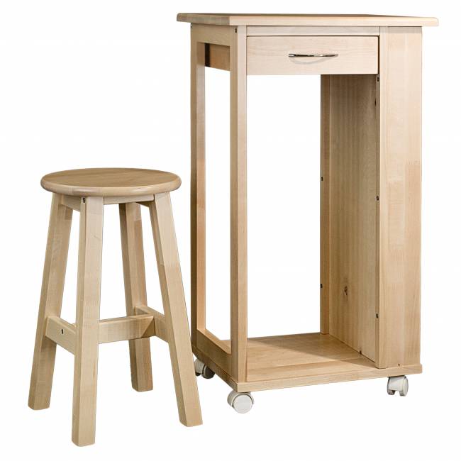 Тумба с табуретом лак Тумба с табуретом лак