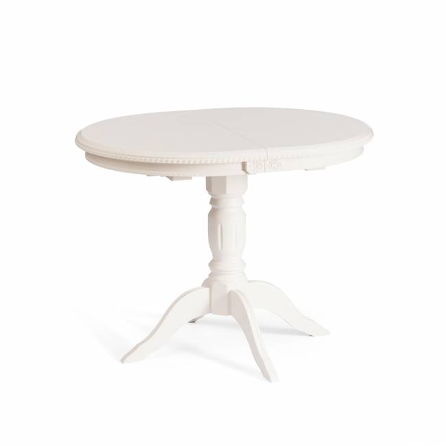 Стол STEFANO бук, мдф, 100+30x80x77см, Ivory white Ivory white бук, мдф Стол STEFANO бук, мдф, 100+30x80x77см, Ivory white Ivory white бук, мдф