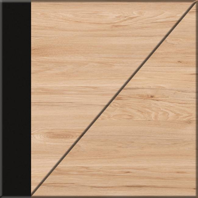 Два комода-тумбы с четырьмя ящиками и дверкой каждый Брюс цвет чёрный/Battle rock Santiago