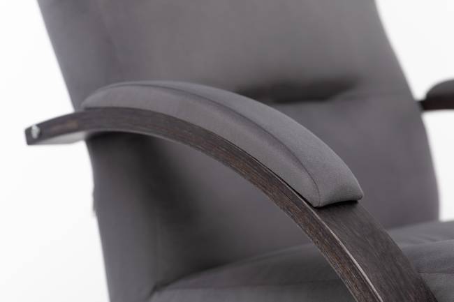 Кресло-качалка Leset Милано Венге текстура V32 серый