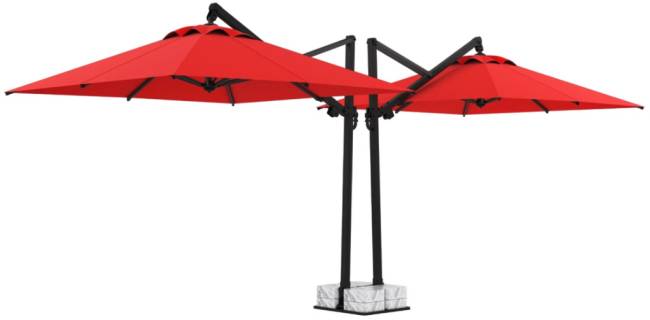 Зонт профессиональный двухкупольный 7.5х4 м Banana Plus Double 7500х4000 мм Зонт профессиональный двухкупольный 7.5х4 м Banana Plus Double 7500х4000 мм